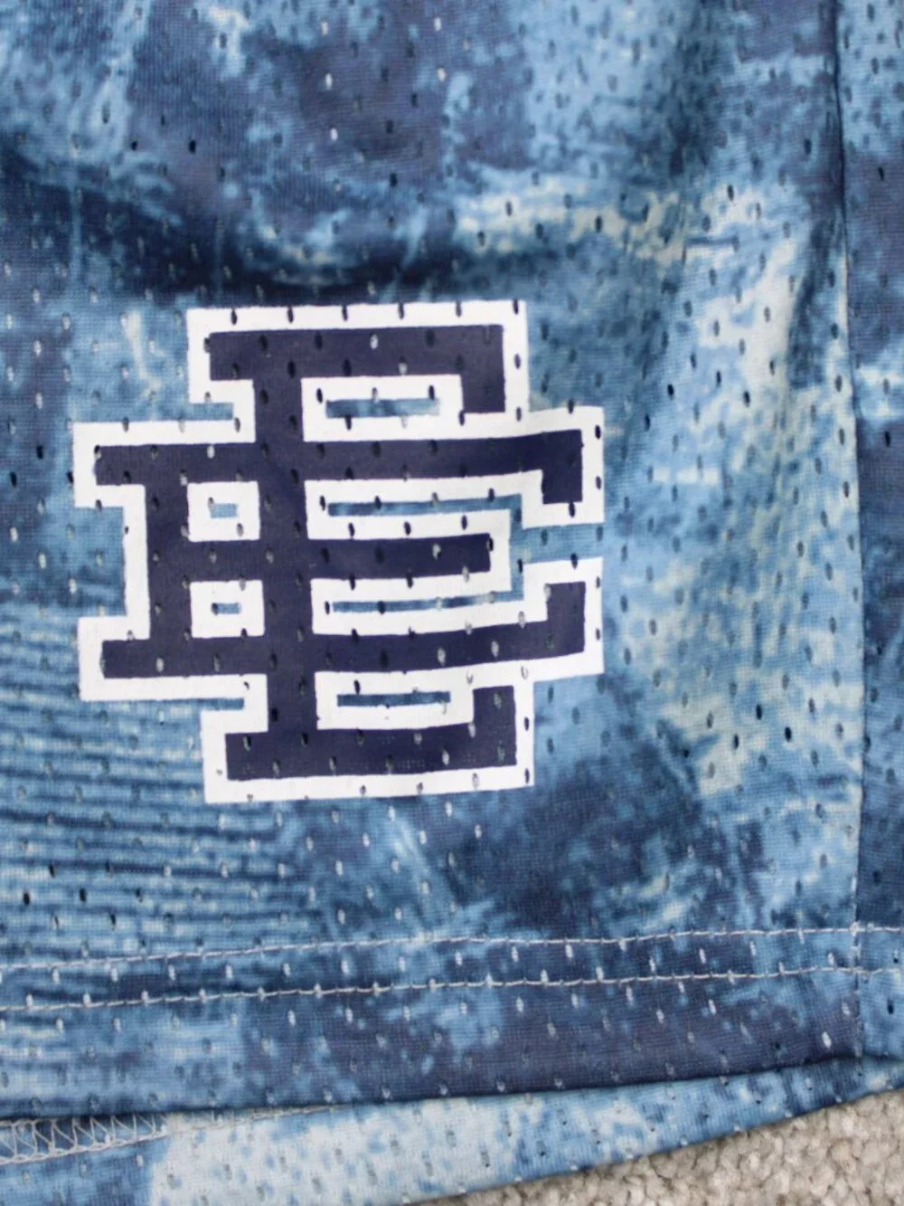 Eric Emanuel EE Basic Shorts Mens Medium Blue Drawstring 5